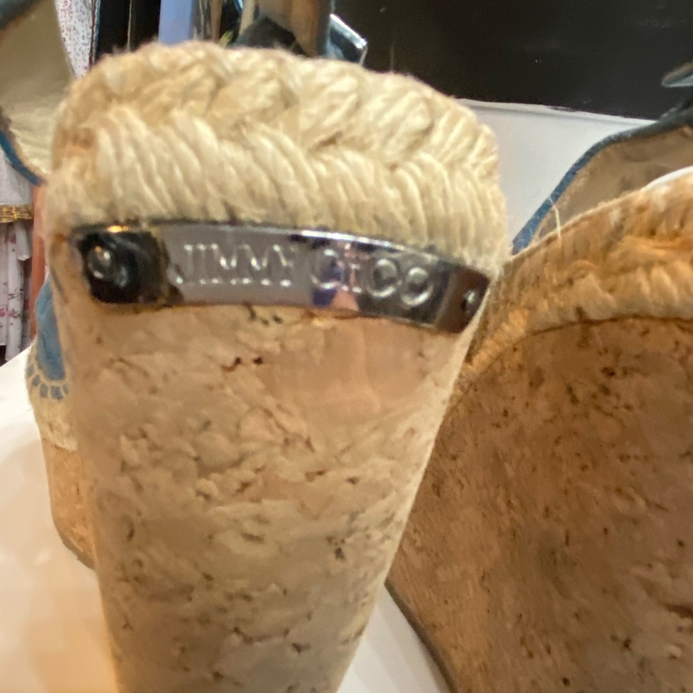 Jimmy Choo Cork Wedges - Picture 3 of 7